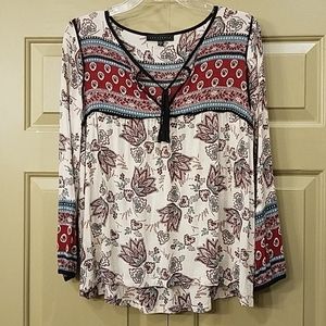 Beautiful Sanctuary rayon long sleeve top